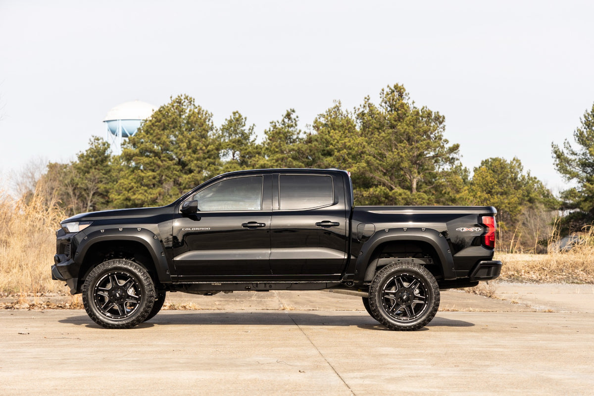 Rough Country Pocket Fender Flares | G42 White Sands | Chevy Colorado 2023-2026 F-C12311-G42