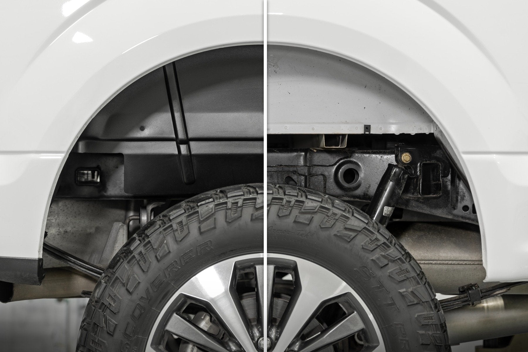 Rough Country Rear Wheel Well Liners Ford F-150 2015-2020 4515A