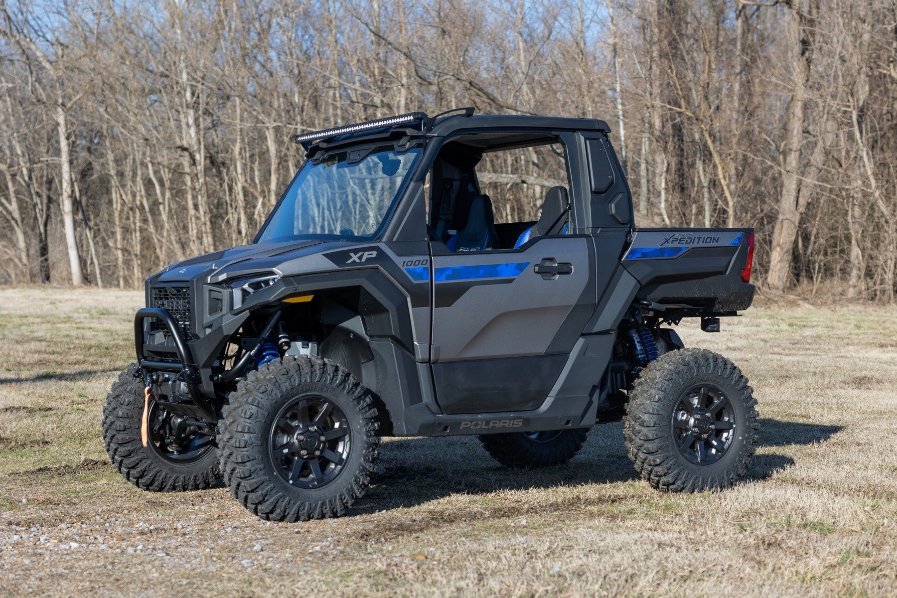 Rough Country 50" Single Row Light Mount Black Series Polaris Xpedition ADV-5 93192