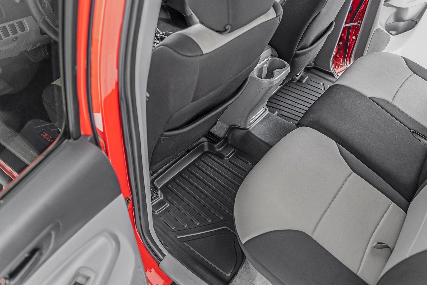 Rough Country Floor Mats Front and Rear for Toyota Tacoma 2WD/4wd 2005-2011 M-75113