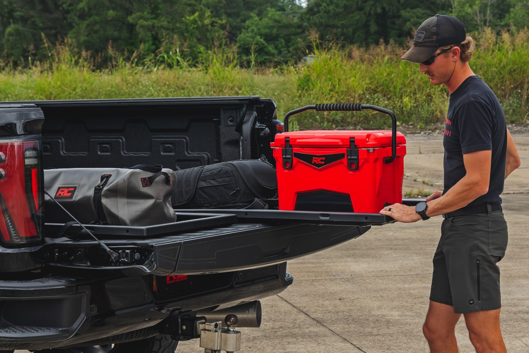 Rough Country Slide-Out Truck Bed Cargo Trays Fits 6'7"–6'10" Beds Easy Access 10215