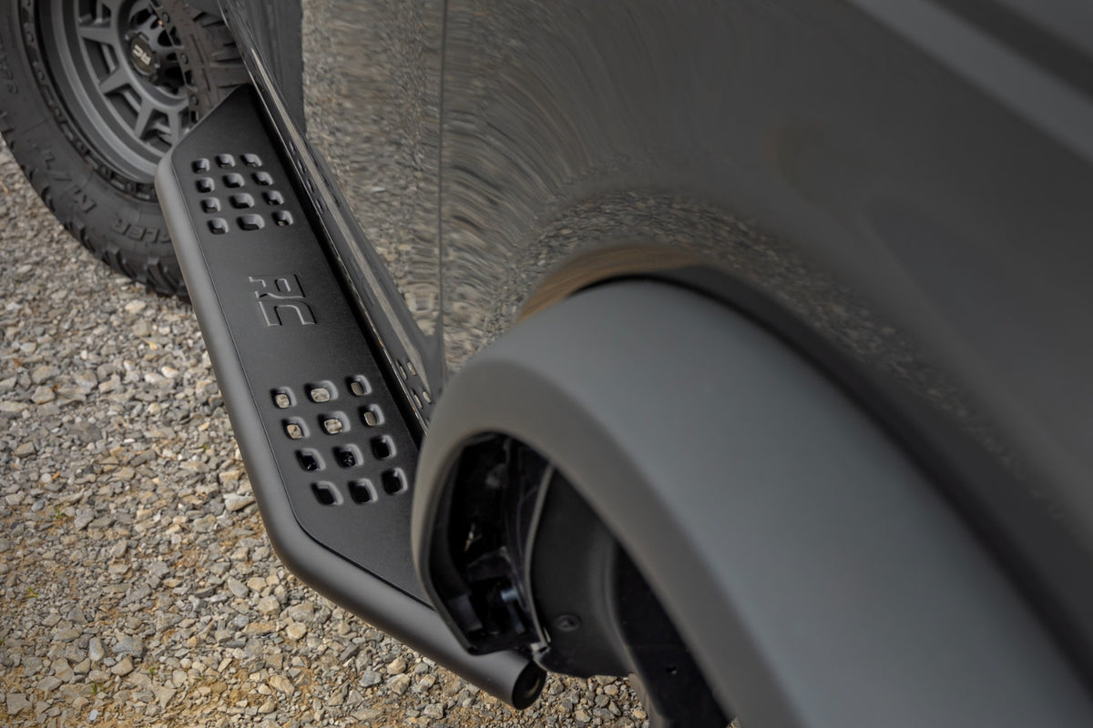 Rough Country OV2 Running Boards Side Step Bars 2-Door for Bronco 21-26 14004