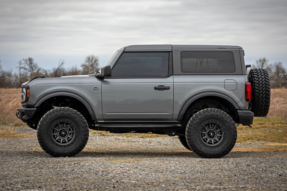Rough Country OV2 Running Boards Side Step Bars 2-Door for Bronco 21-26 14004