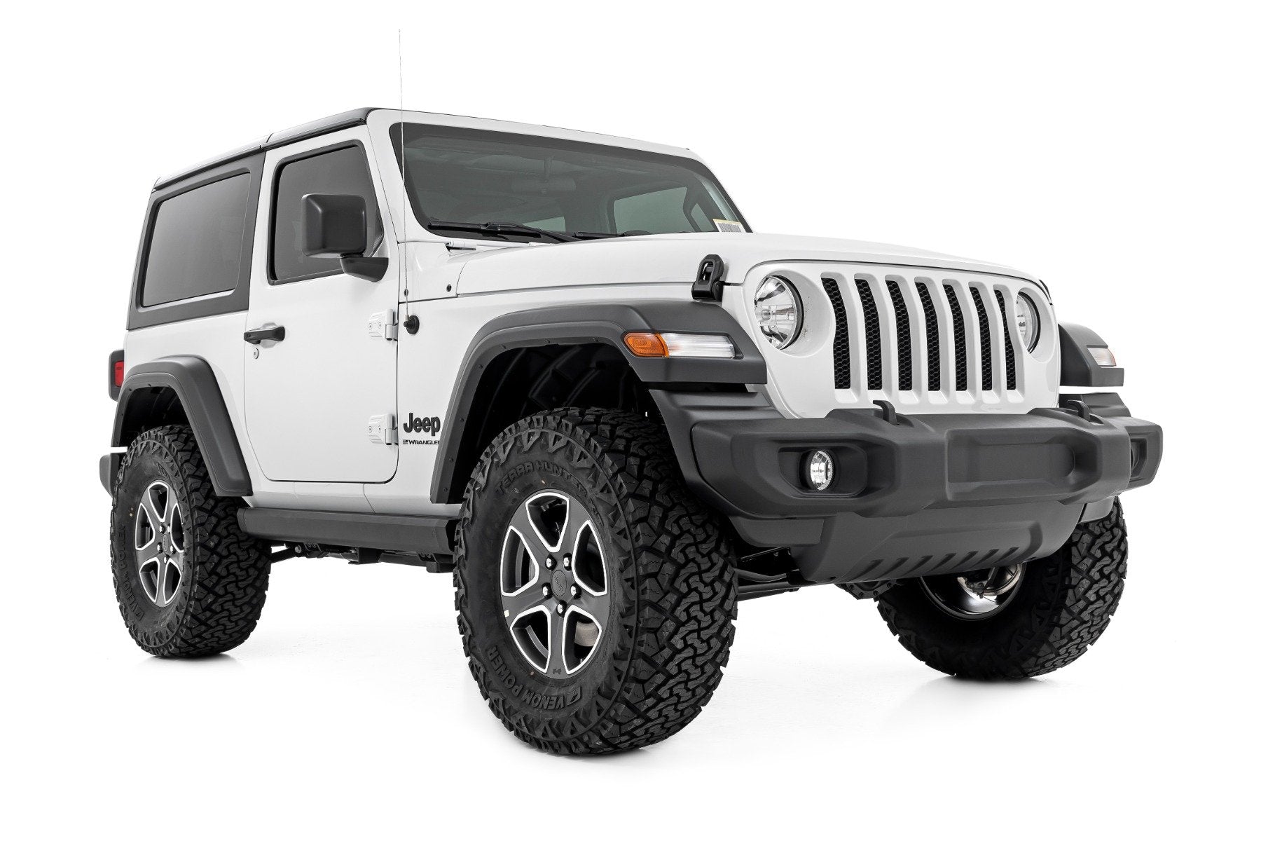 Rough Country Power Running Boards Lighted 2DR Wrangler JL 18-23 PSR61030