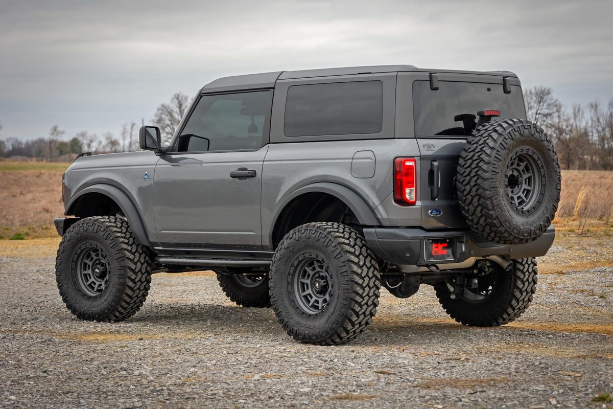 Rough Country OV2 Running Boards Side Step Bars 2-Door for Bronco 21-26 14004