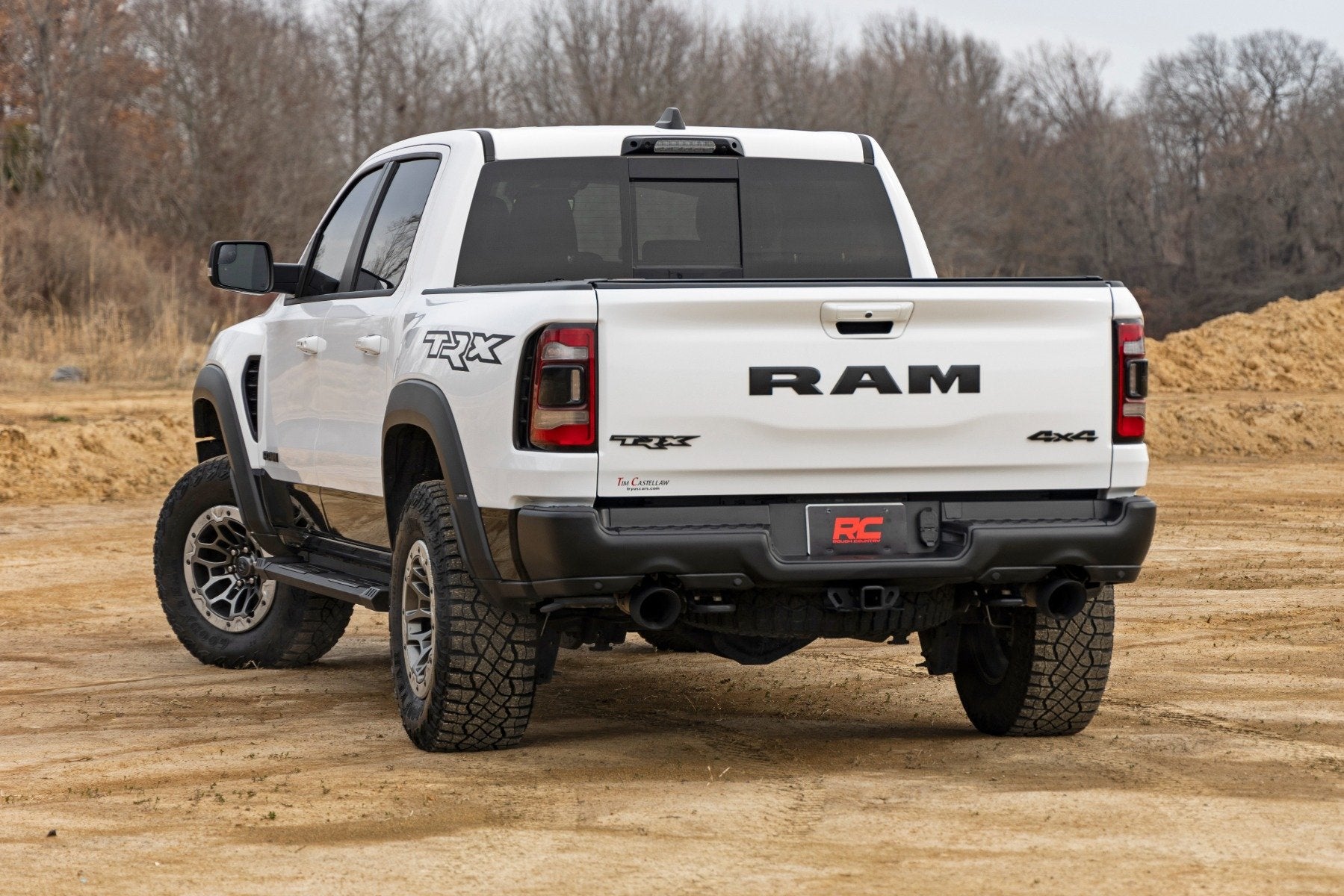 Rough Country HD2 Aluminum Running Boards Crew Cab Ram 1500 19-24 TRX 21-24 SRB01950A
