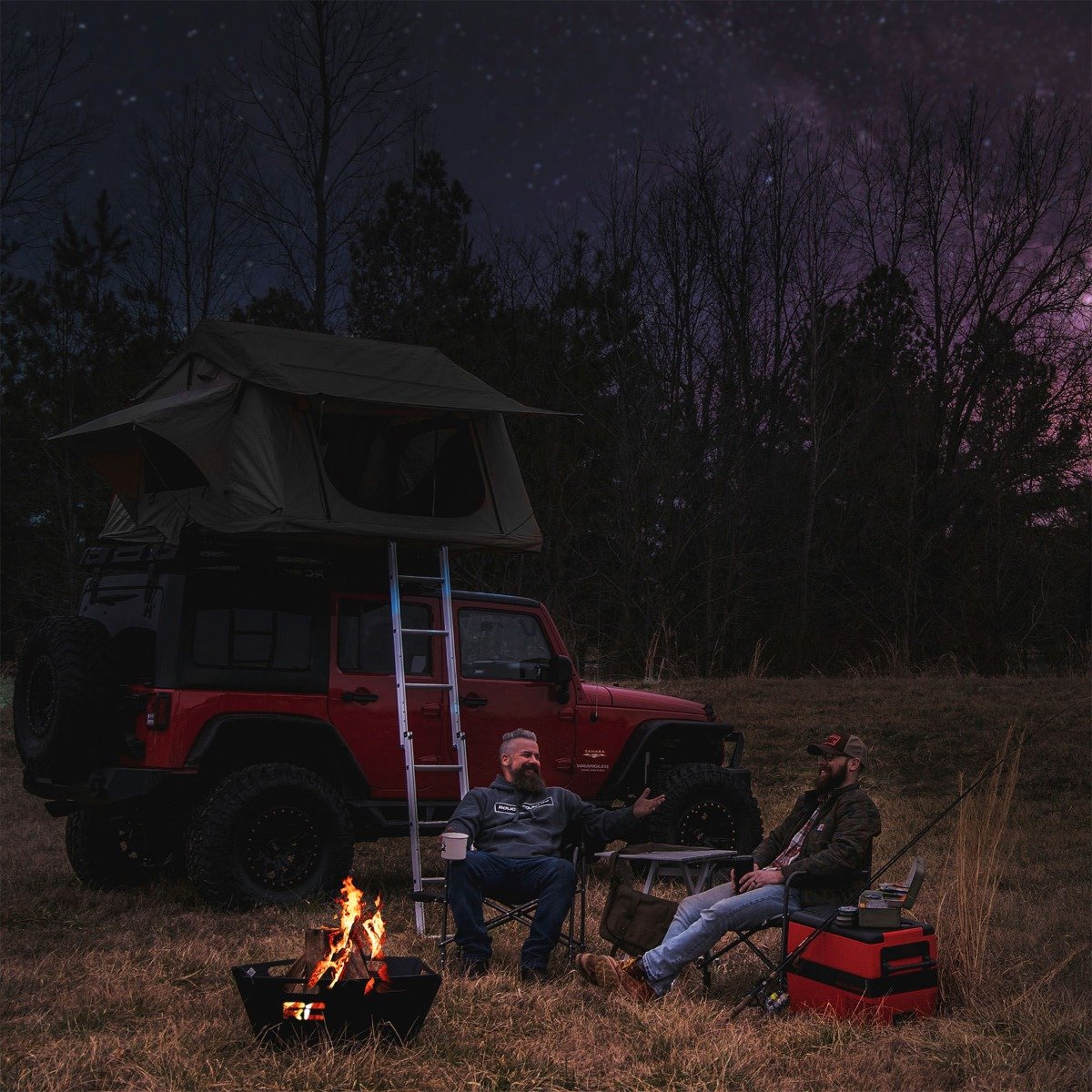 Rough Country Overland Collapsible Fire Pit w/Carry Bag 117513A