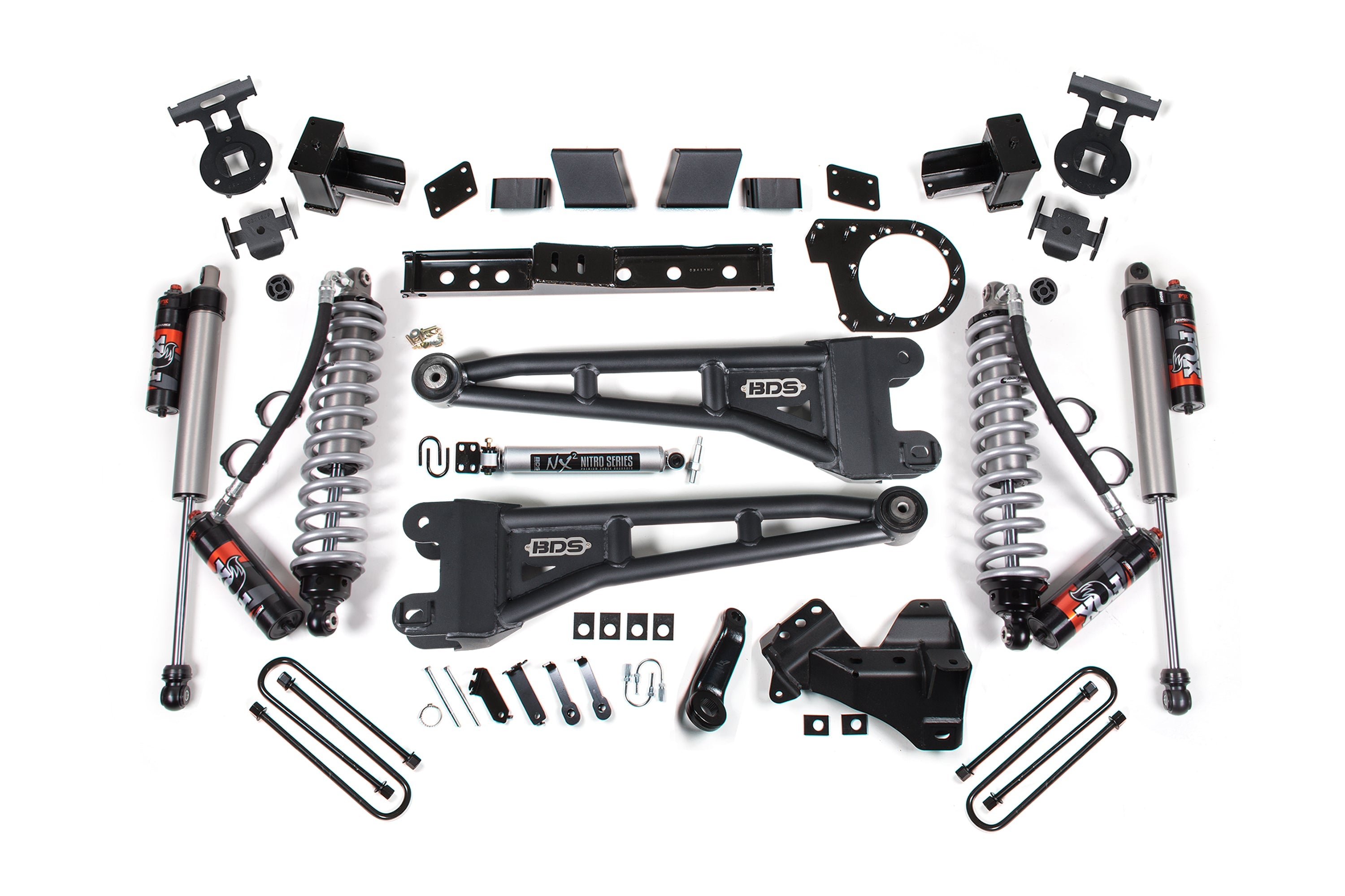 7 Inch Lift Kit w/ Radius Arm | FOX 2.5 Coil-Over Conversion - Performance Elite | Ford F250/F350 Super Duty (23-25) 4WD | Diesel