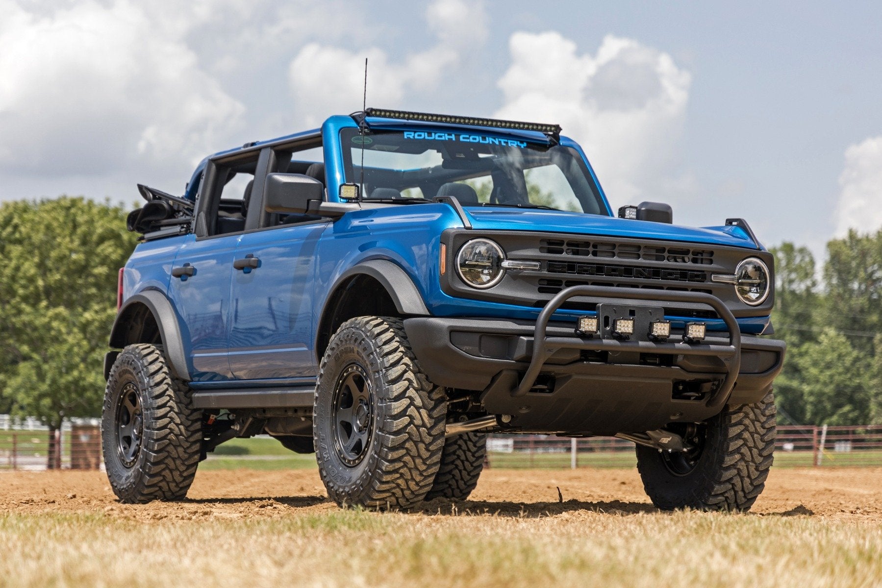 Rough Country 3.5" Lift Kit M1R Reservoir for Ford Bronco 4wd 21-25 51547