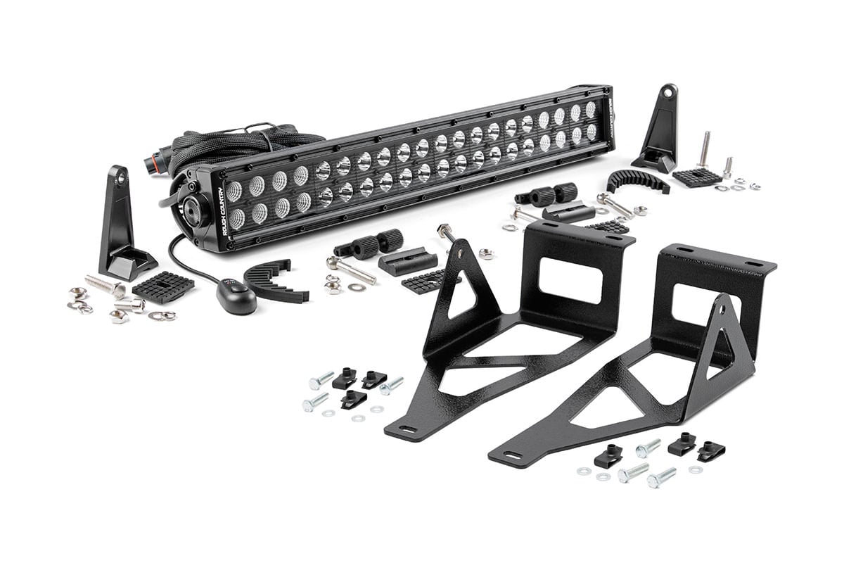 Rough Country Ford 20in LED Bumper Kit Black Series 05-07 F-250/350 70665