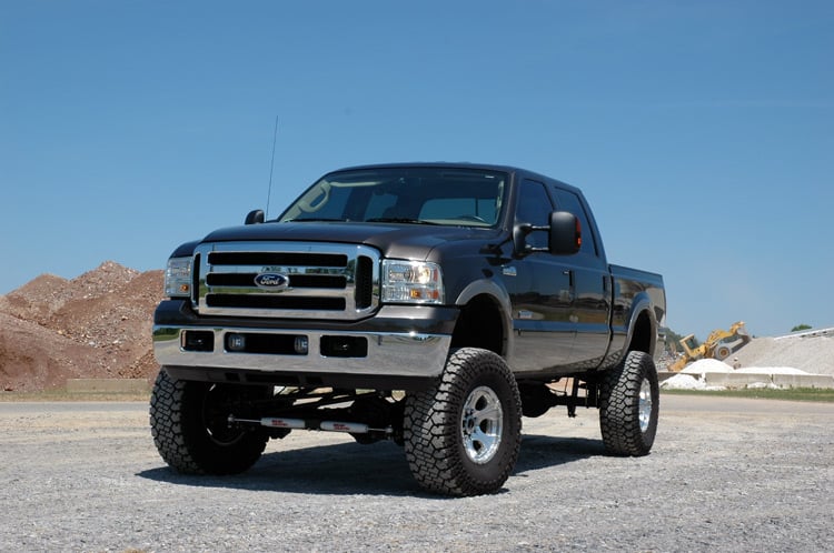 Rough Country 6" 4-Link Lift Kit w/Vertex Shock for Ford 05-07 F250 Diesel-w/Ove 58050