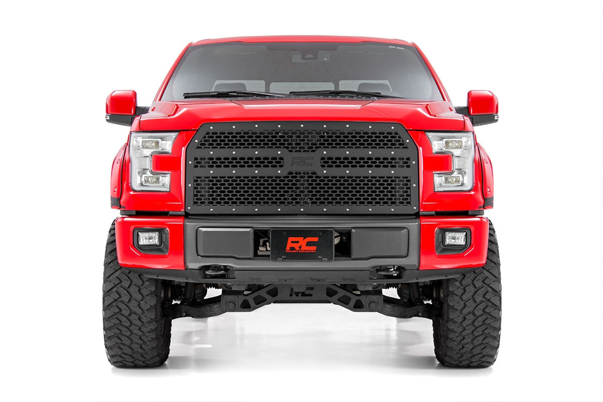 Rough Country Ford Mesh Grille 15-17 F-150 70191