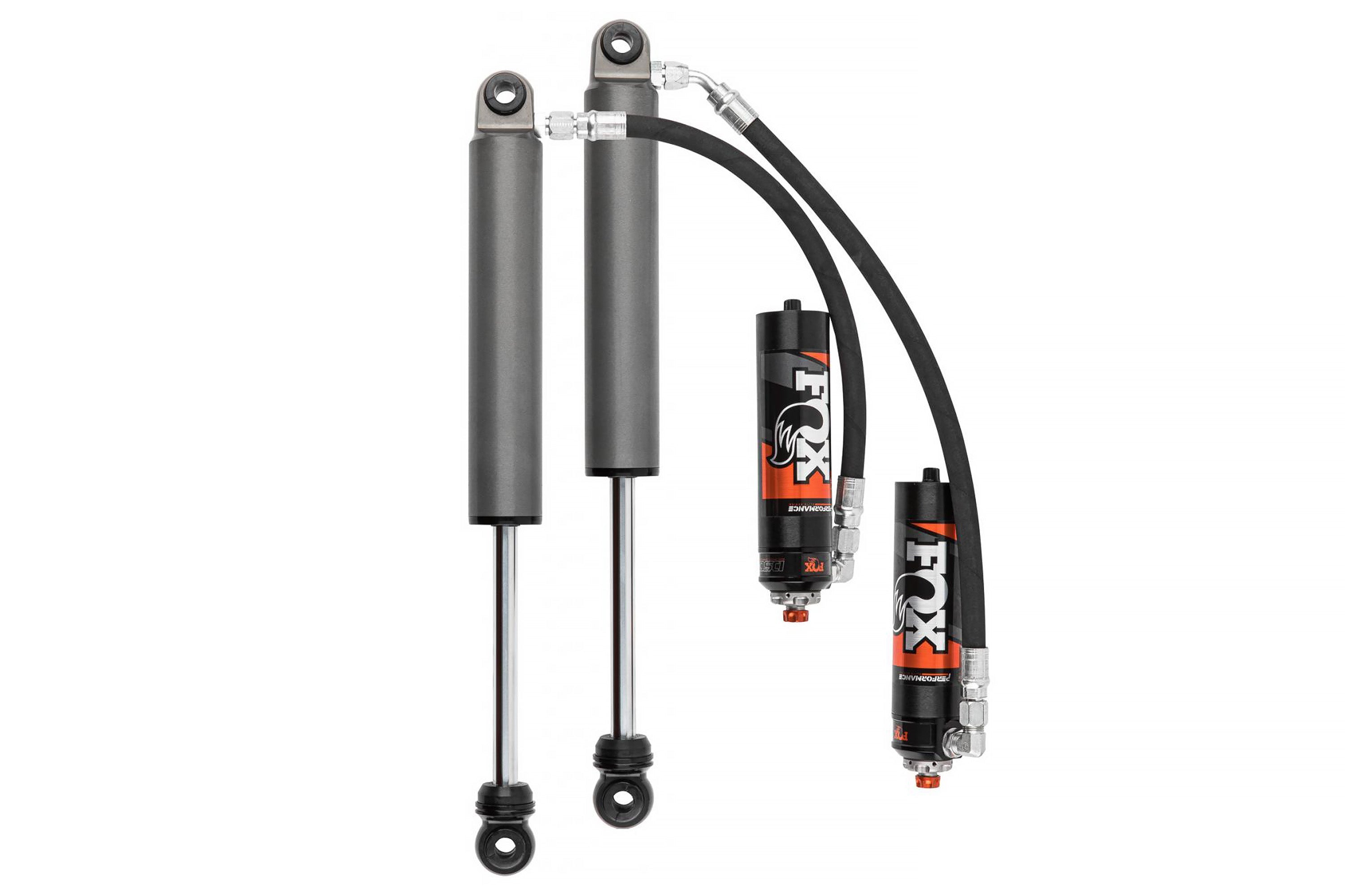 FOX 2.5 Rear Shocks w/ DSC Reservoir Adjuster | 2.5-4 Inch Lift | Performance Elite Series | Chevy Silverado and GMC Sierra 1500 (19-25) -1