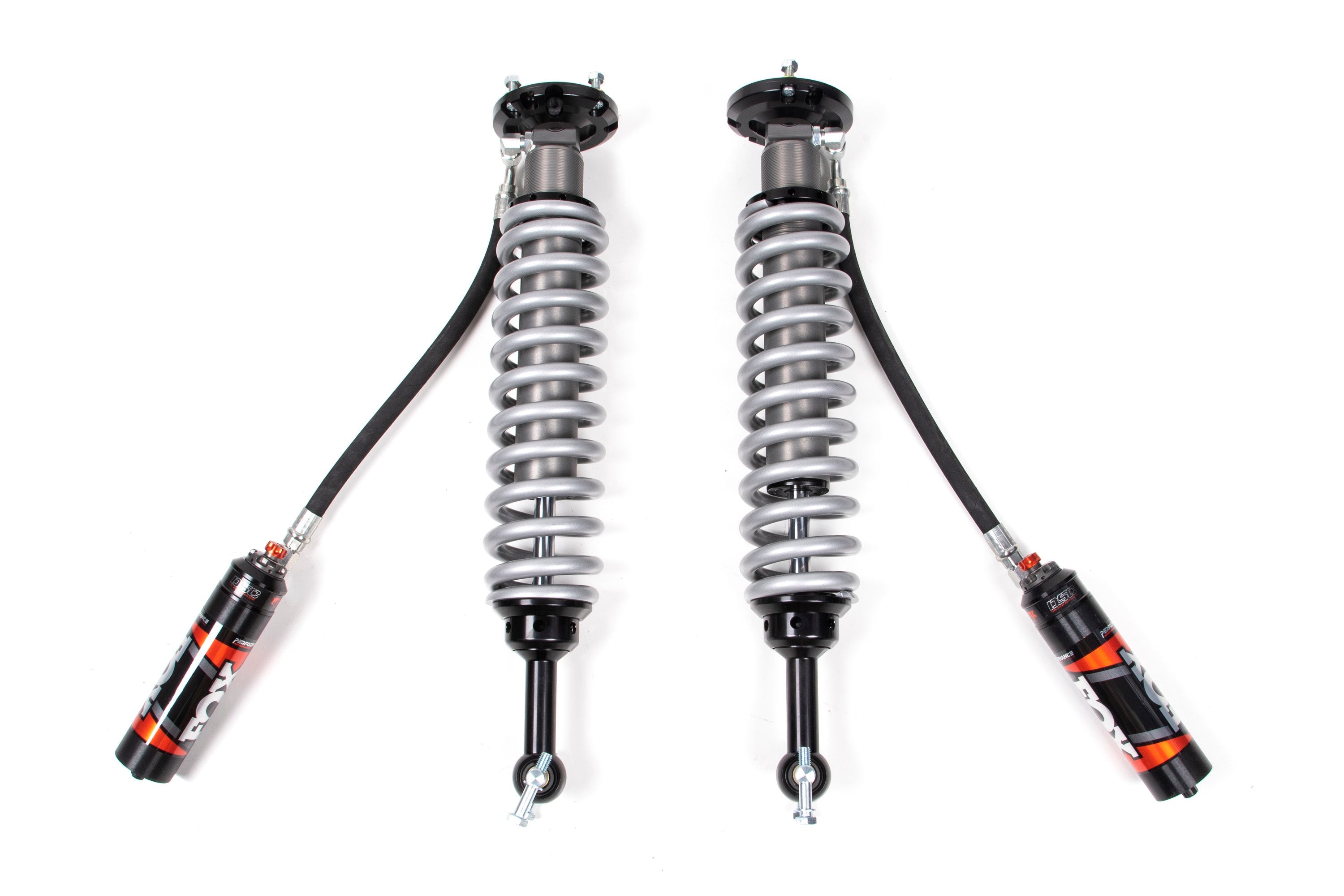 FOX 2.5 Coil-Over Shocks w/ DSC Reservoir Adjuster | 4 Inch Lift | Performance Elite Series | Ford F150 (15-25) 4WD