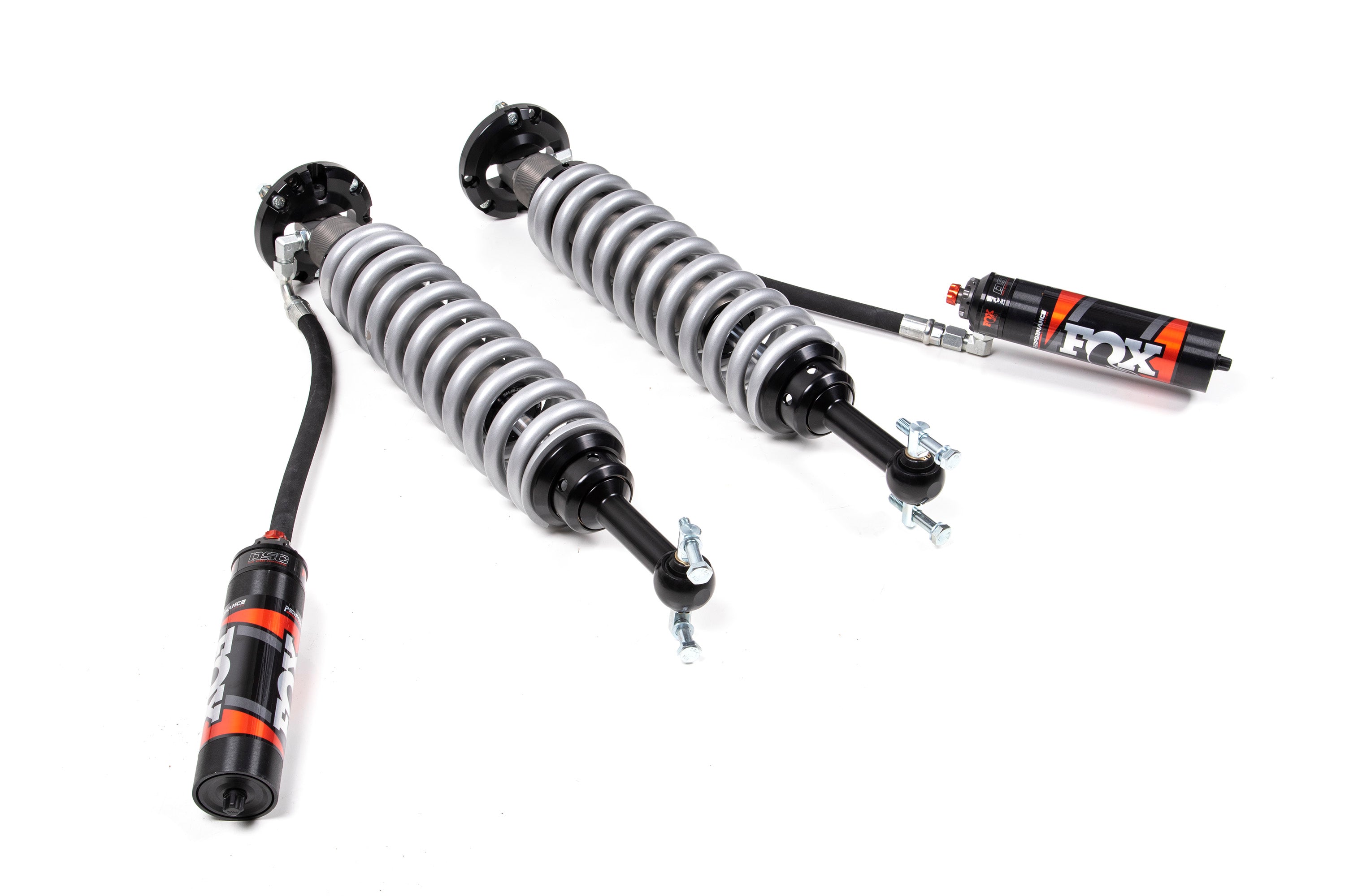 FOX 2.5 Coil-Over Shocks w/ DSC Reservoir Adjuster | 4 Inch Lift | Performance Elite Series | Ford F150 (15-25) 4WD