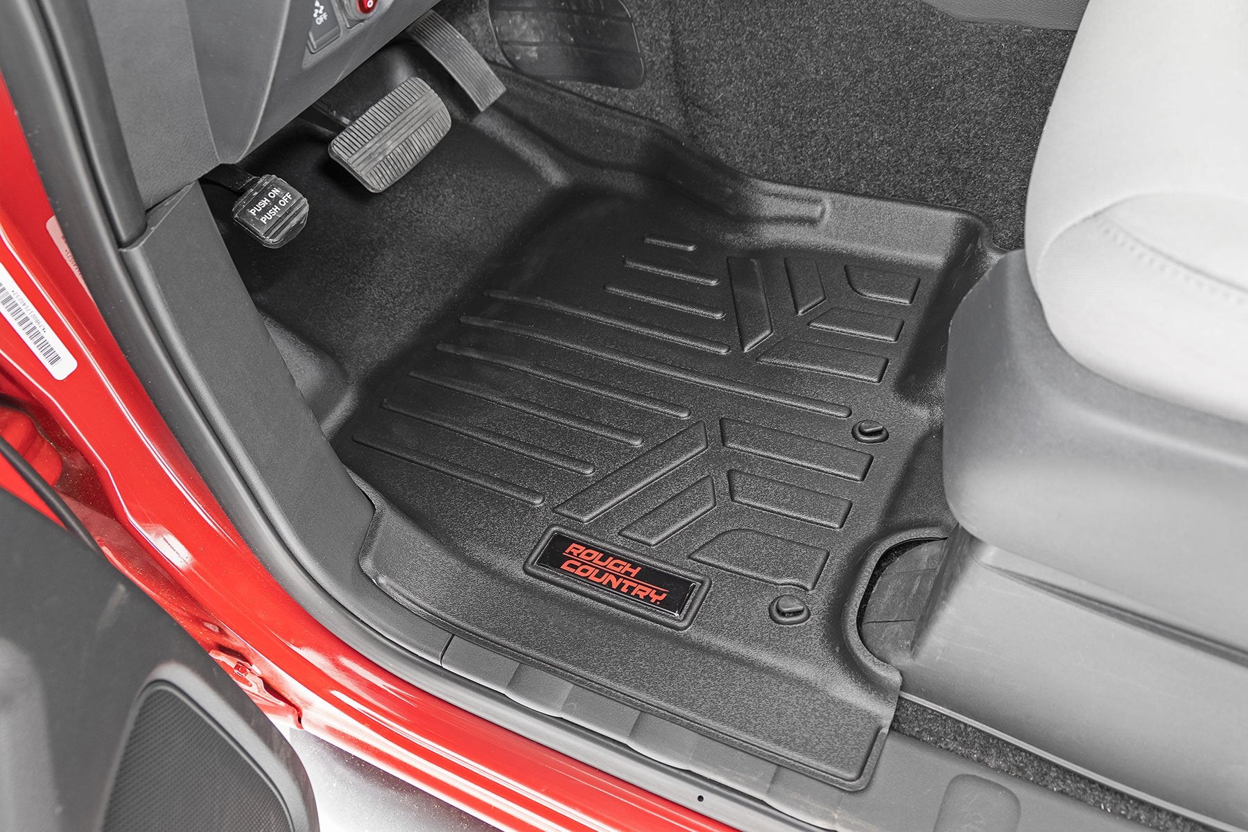Rough Country Floor Mats FR & RR Crew Cab for Nissan Frontier 2WD/4wd 2022 M-80515