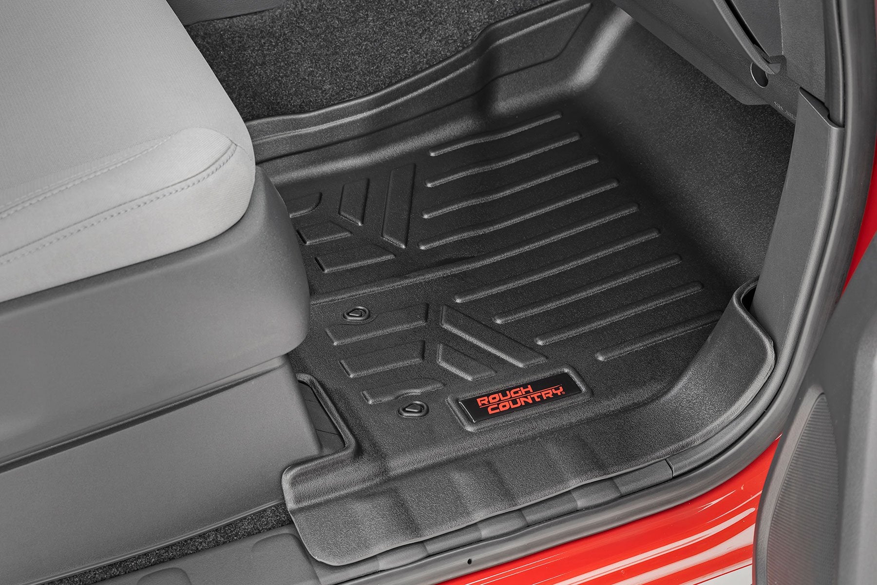 Rough Country Floor Mats FR & RR Crew Cab for Nissan Frontier 2WD/4wd 2022 M-80515
