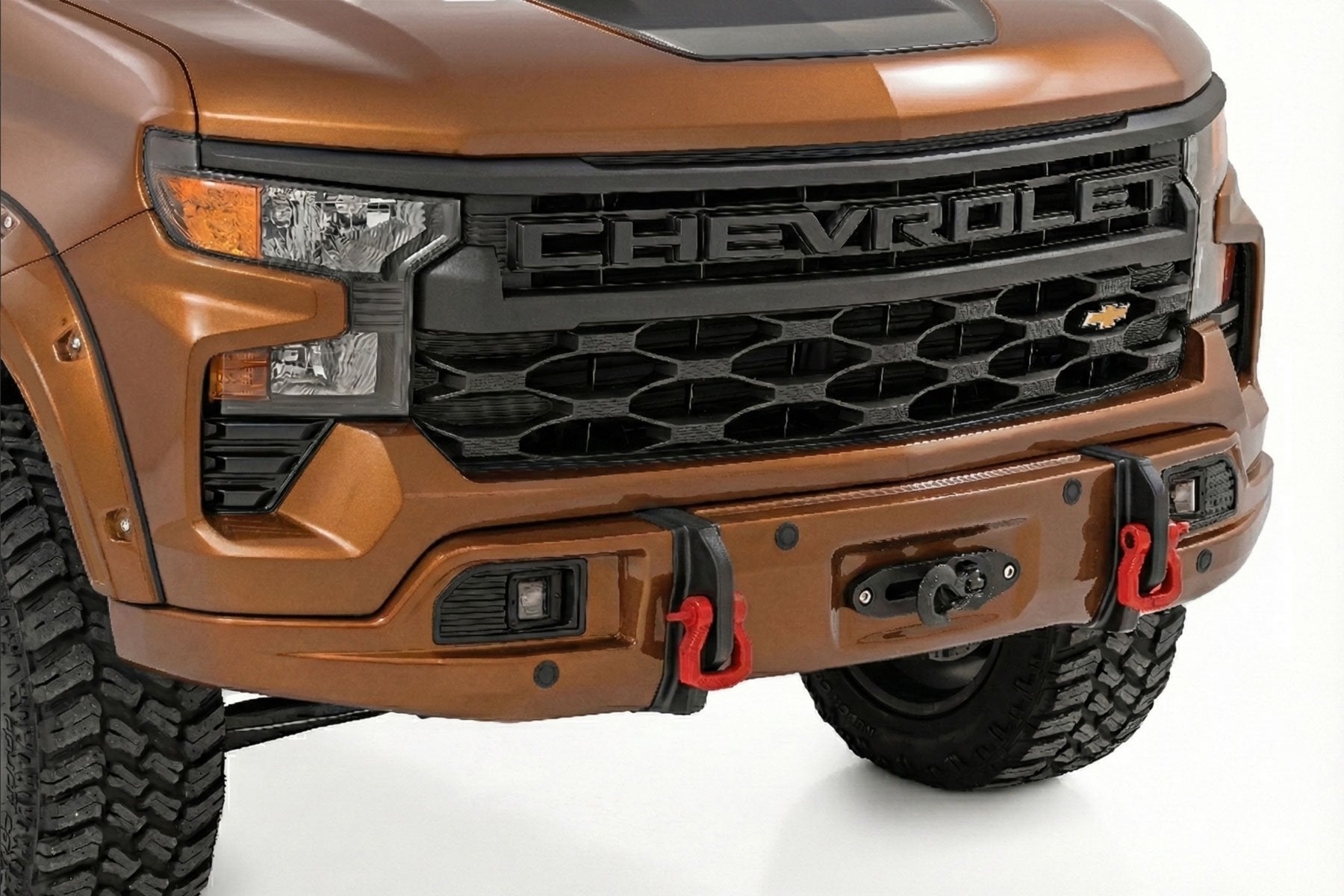 Rough Country GXN Harvest Bronze | 2023+ Silverado Metal Bumper / Plastic Cover 13006-GXN