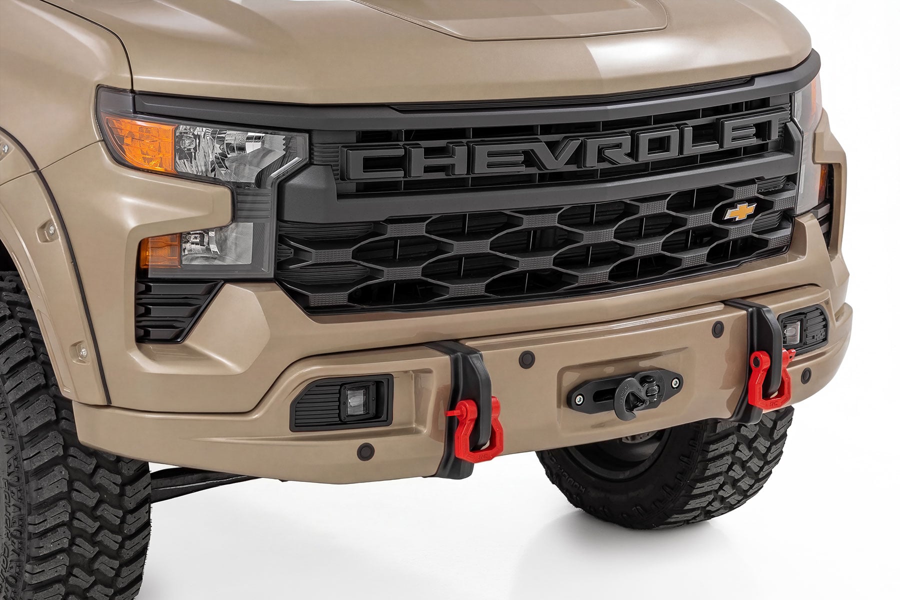 Rough Country Front FXS Bumper 12000S GTL Sand Dune Silverado 1500 23-26 13007-GTL
