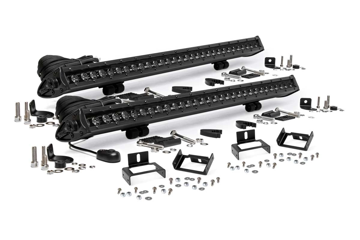 Rough Country Ford Super Duty 30-IN Black Series Cree LED Grille Kit (Pair) 70771