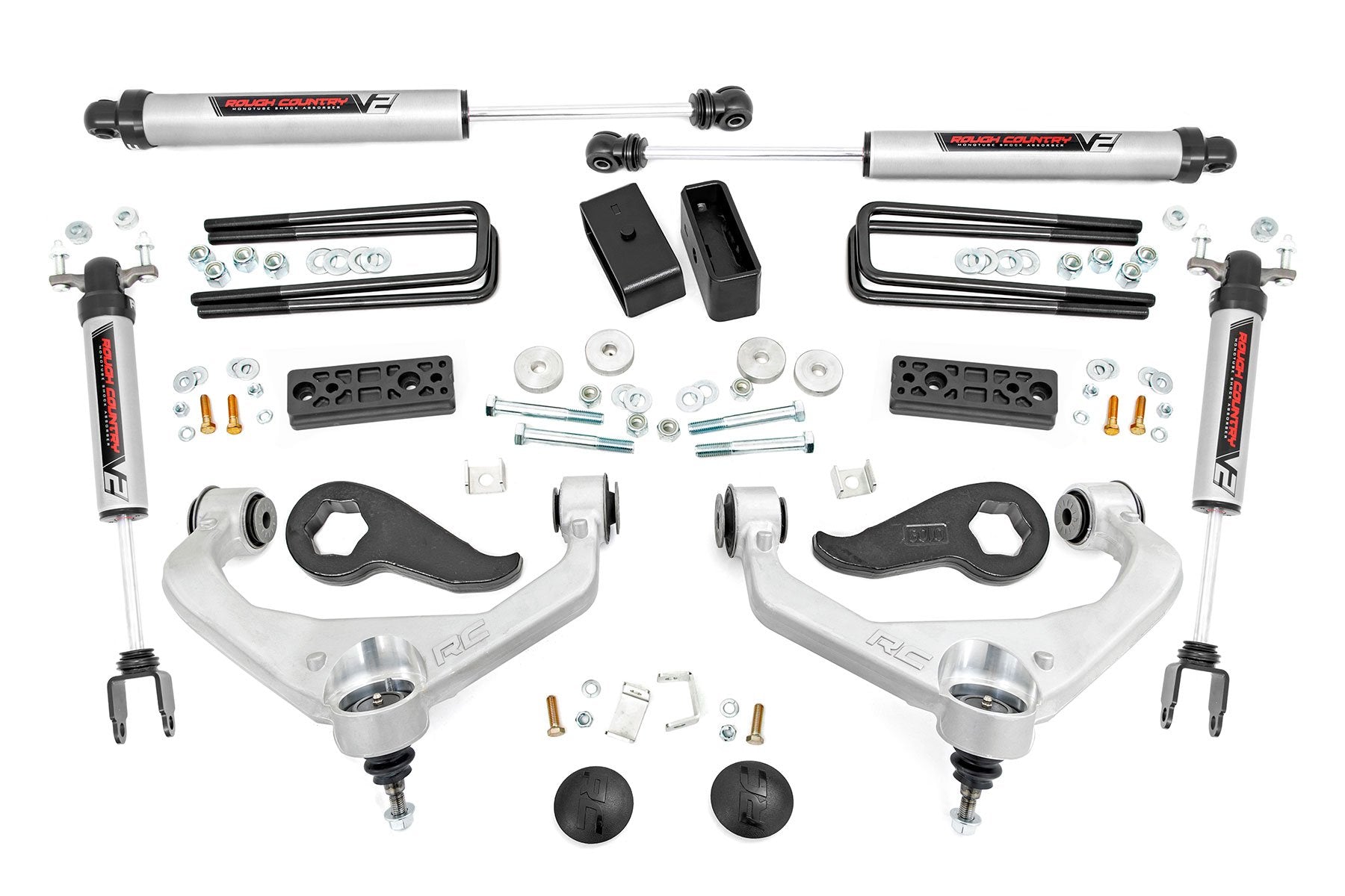 Rough Country 3 Inch Lift Kit UCAs V2 Chevy/GMC 3500HD Dually (20-22) 95670