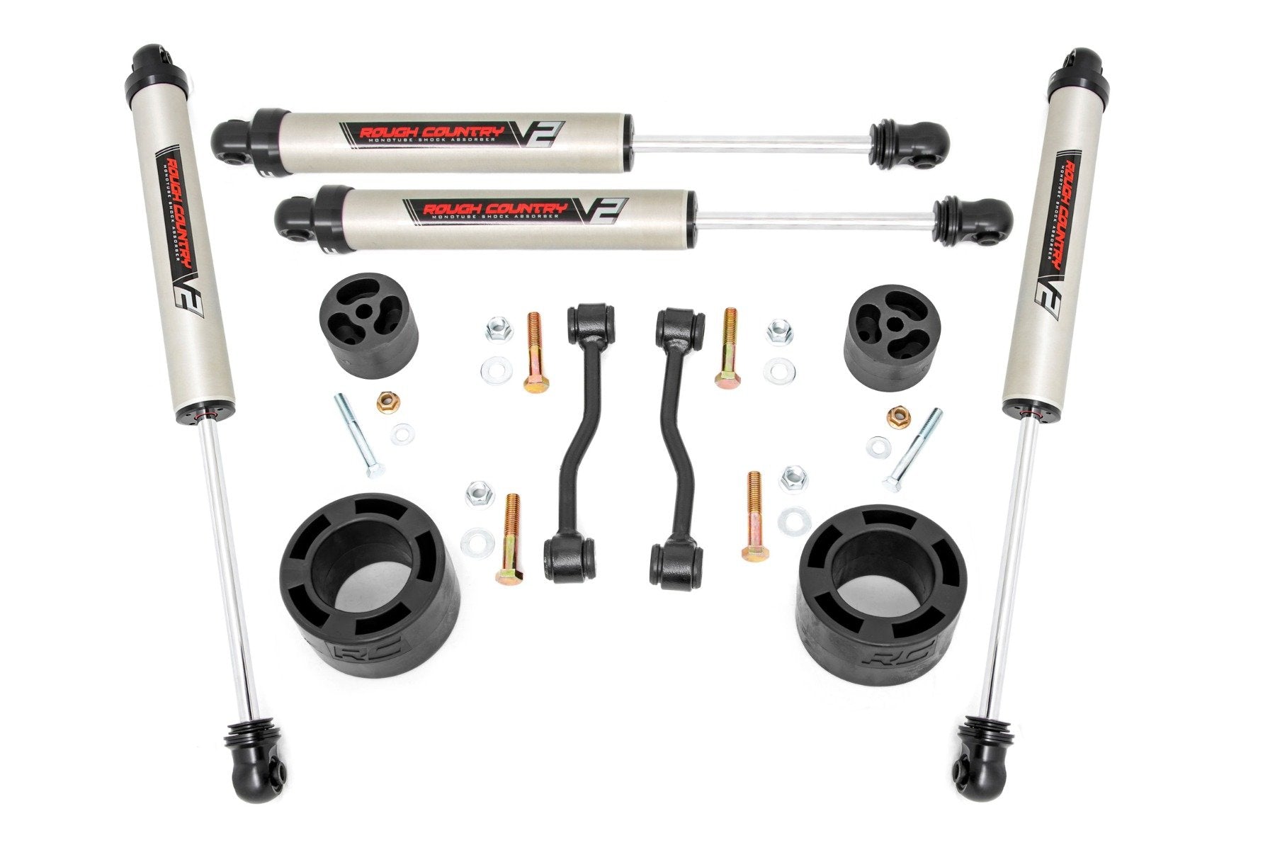 Rough Country 2.5in Suspension Lift Kit for 20-26 Gladiator w/V2 Shocks 63470