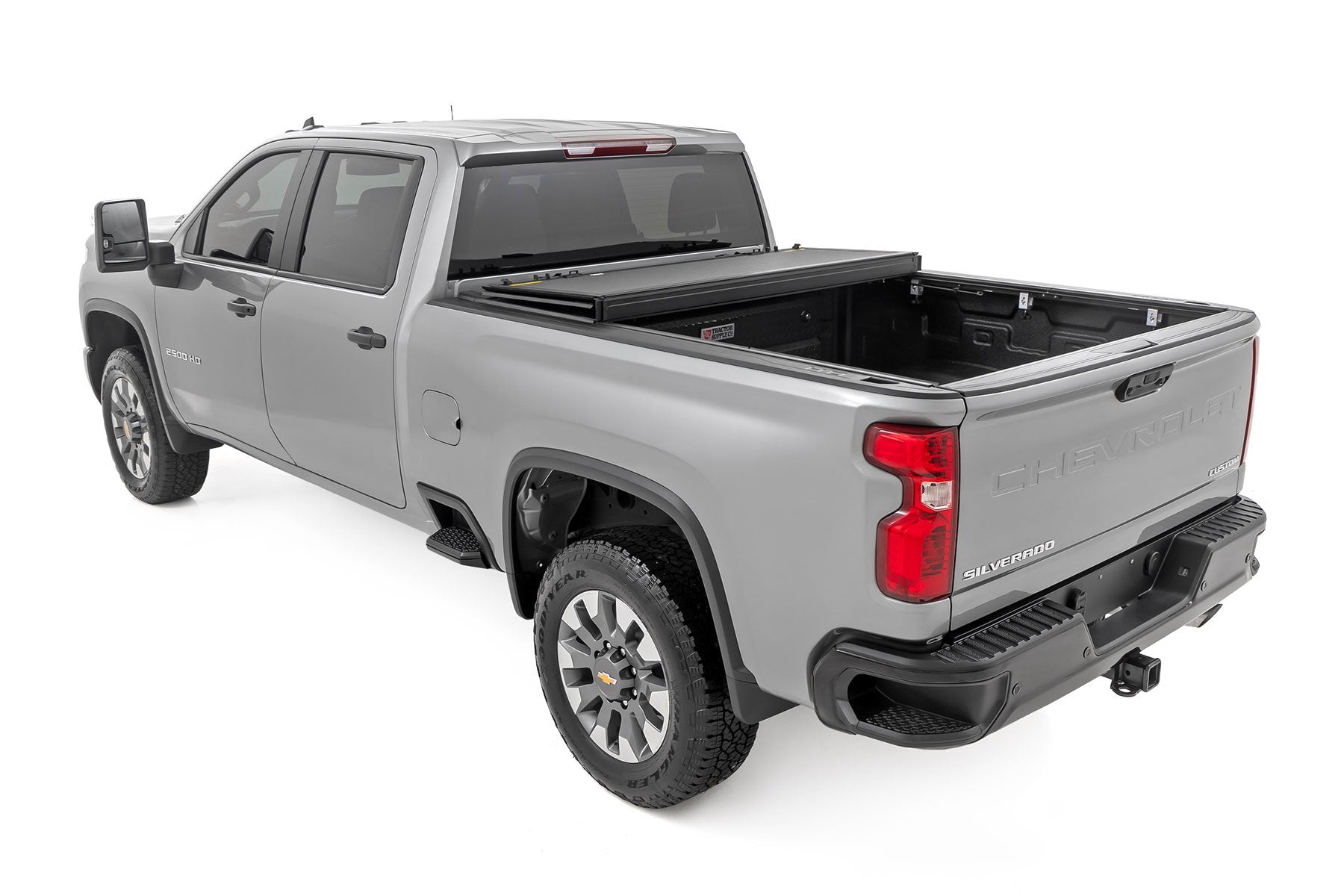 Rough Country Hard Tri-Fold Flip Up Bed Cover 6'9" Bed Chevy/GMC 2500HD 20-24 49120651
