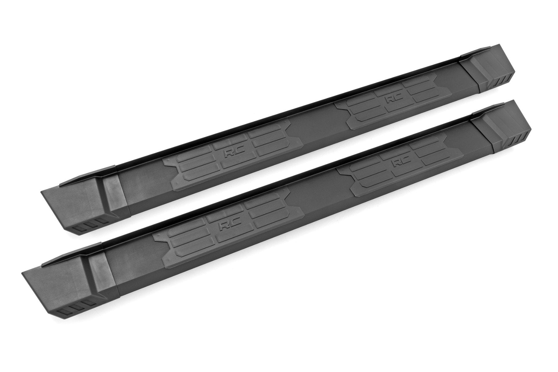 Rough Country HD2 Alum Running Boards Ext Cab Chevy/GMC 1500/2500HD/3500HD 07-19 SRB071777A