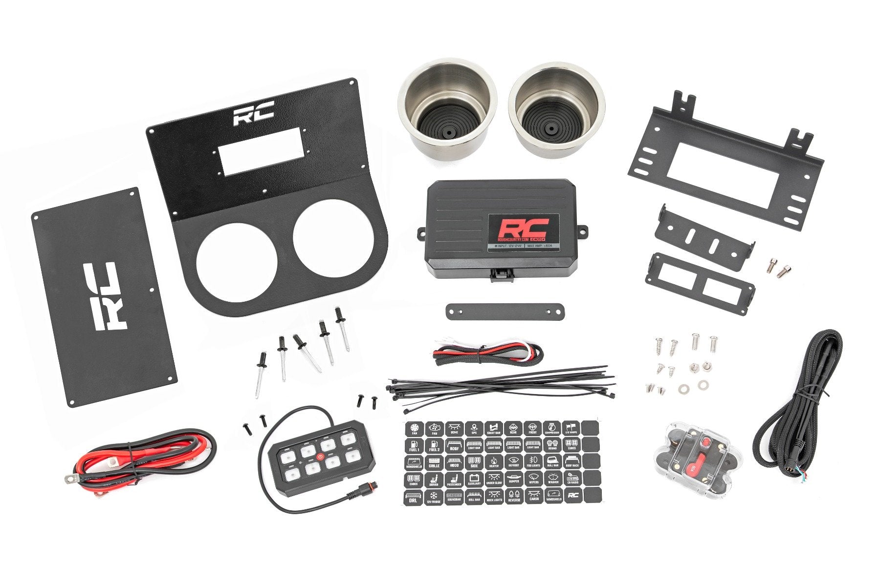 Rough Country Cup Holder MLC-8 Honda Pioneer 1000/Pioneer 1000-5 - 92058