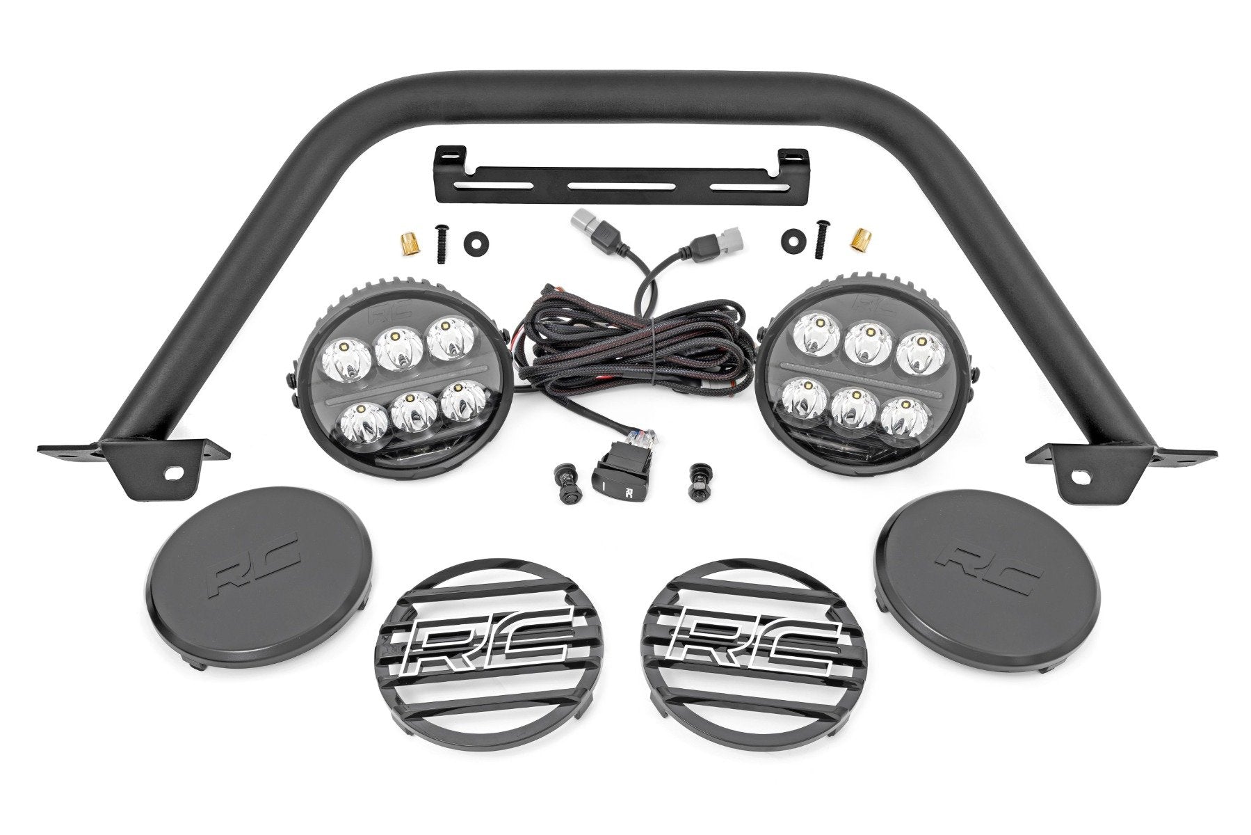 Safari Bar 6.5 In Round LED OE Modular Steel Ford Bronco 21-23 51113