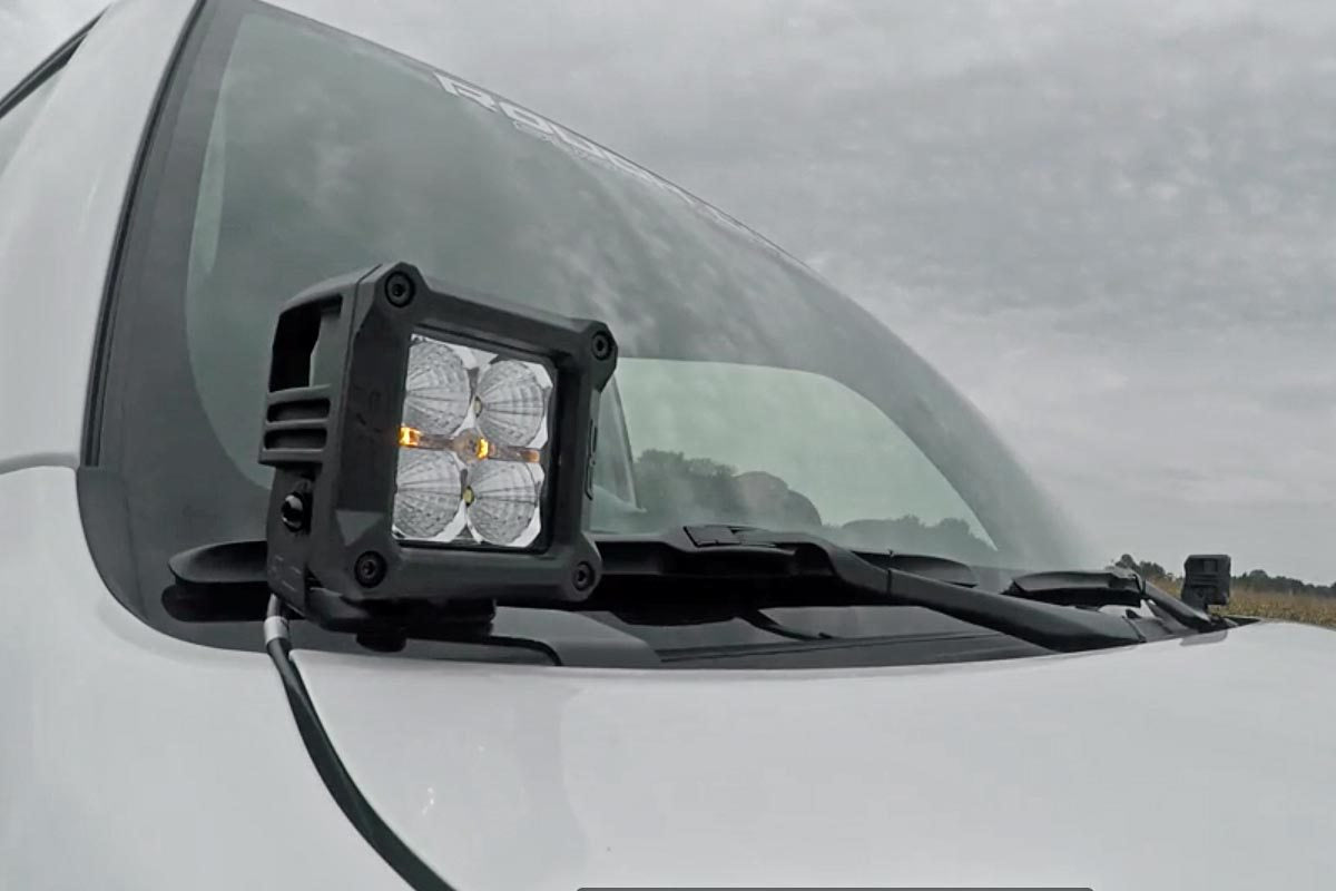 Rough Country LED Ditch Mount 2" Spectrum Spot Pair Toyota 4Runner 10-23 80796
