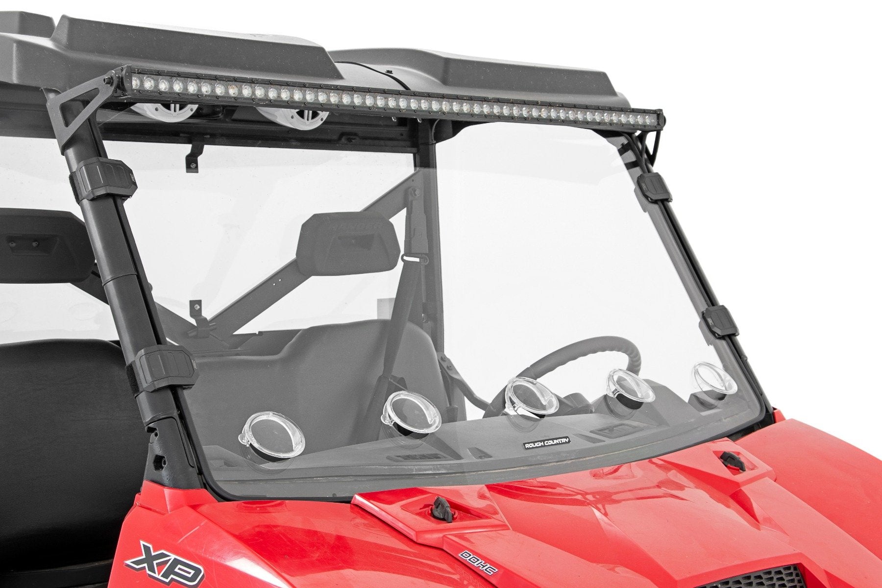 Rough Country Polaris Vented Windshield 16-18 Ranger 1000XP 13-20 900XP 98232010
