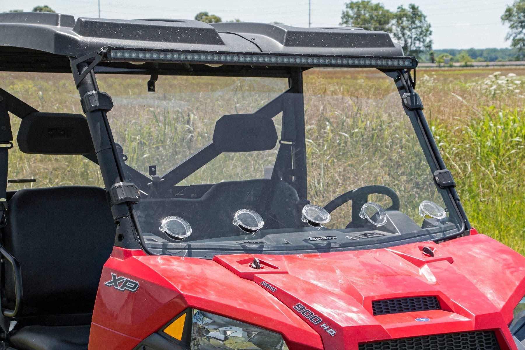 Rough Country Polaris Vented Windshield 16-18 Ranger 1000XP 13-20 900XP 98232010