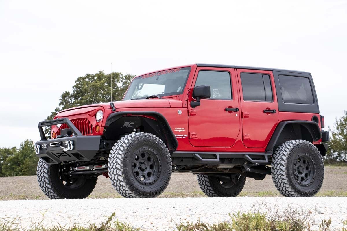Rough Country 4in Long Arm Suspension Lift Kit for 12-18 Wrangler JK 4-door 78630A