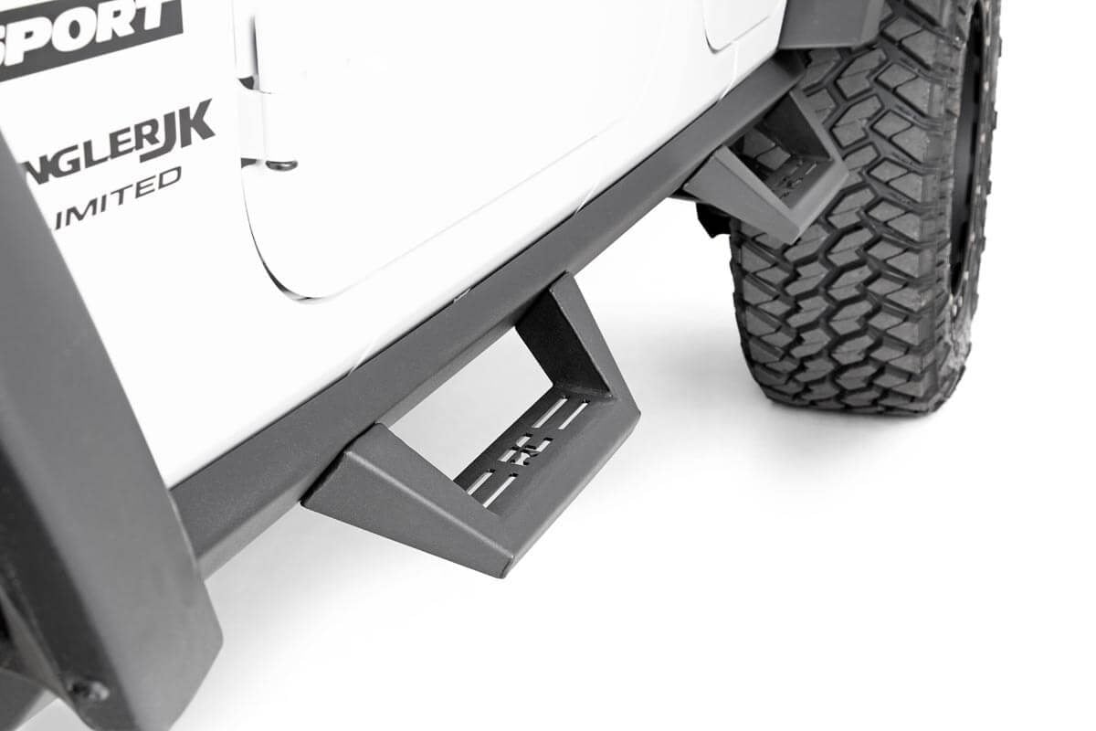 Jeep Contoured Drop Steps 07-18 Wrangler JK Unlimited 4-Door 90765B