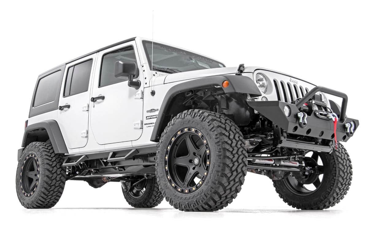 Jeep Contoured Drop Steps 07-18 Wrangler JK Unlimited 4-Door 90765B