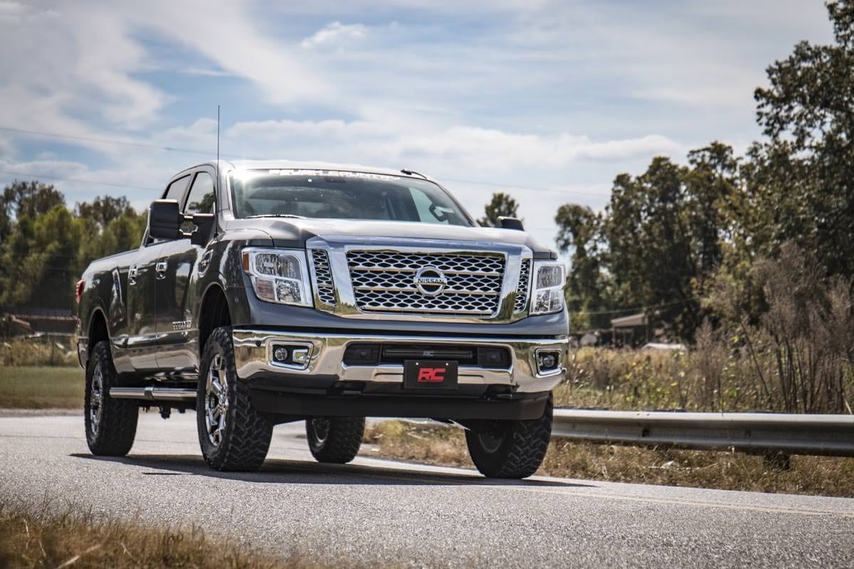Rough Country 3in For Nissan Bolt-On Lift Kit 16-21 Titan XD 83630