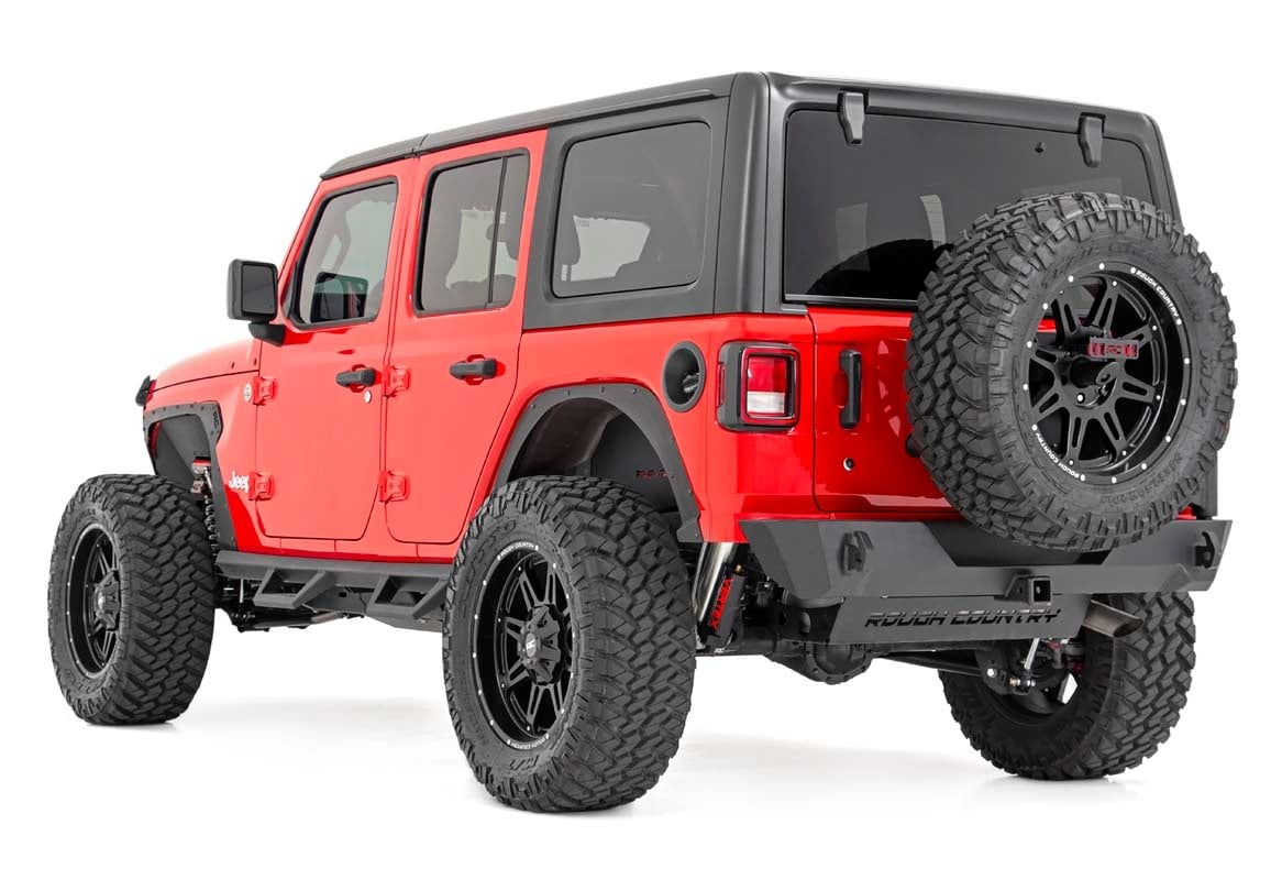 Rough Country 3.5" Lift Kit | Adj Lower | FR D/S | M1 | for Jeep Wrangler Unlimited 4WD (24-25)
