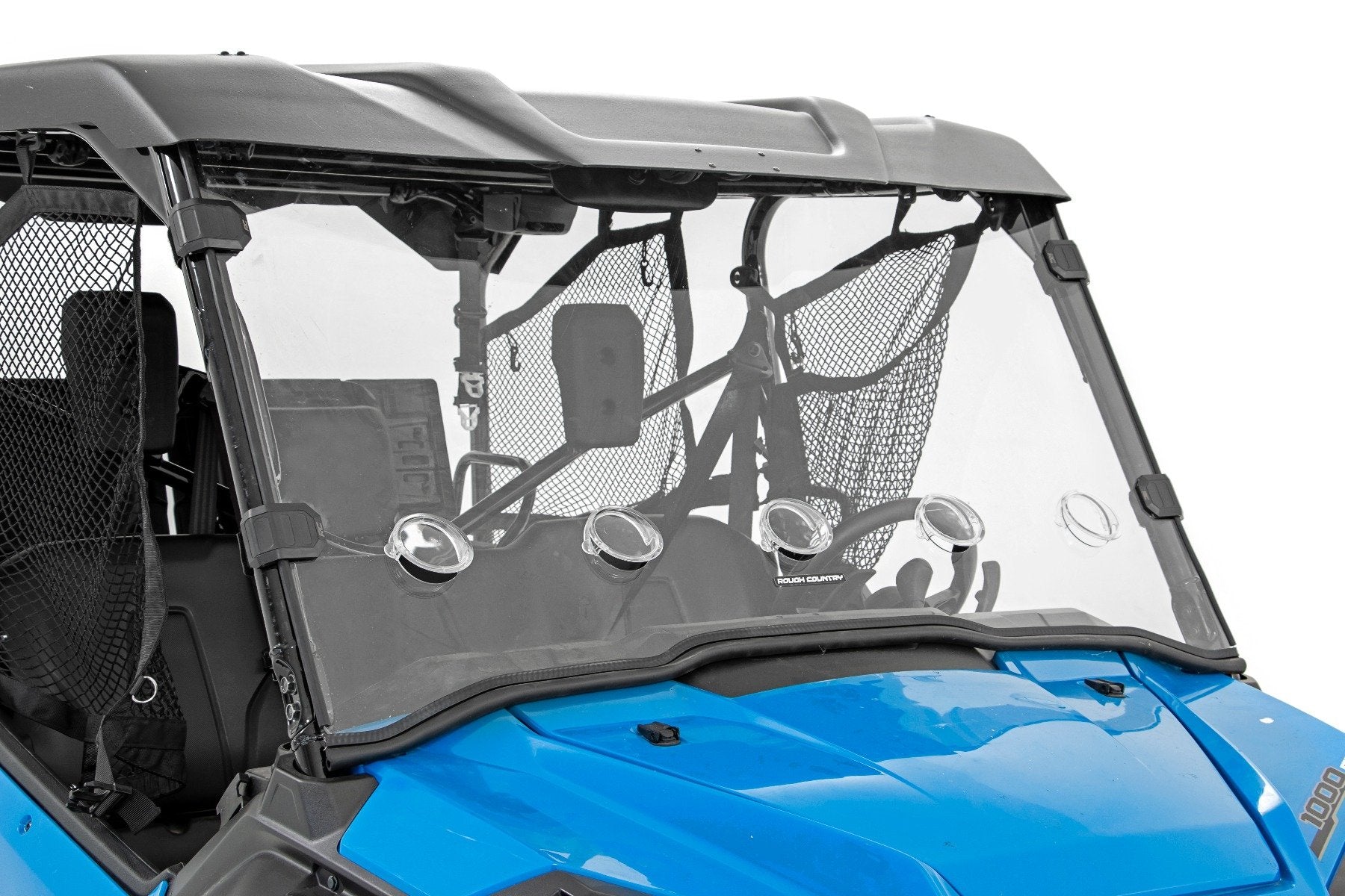 Rough Country Honda Scratch Resistant Vented Windshield 16-21 Pioneer 1000 98262020