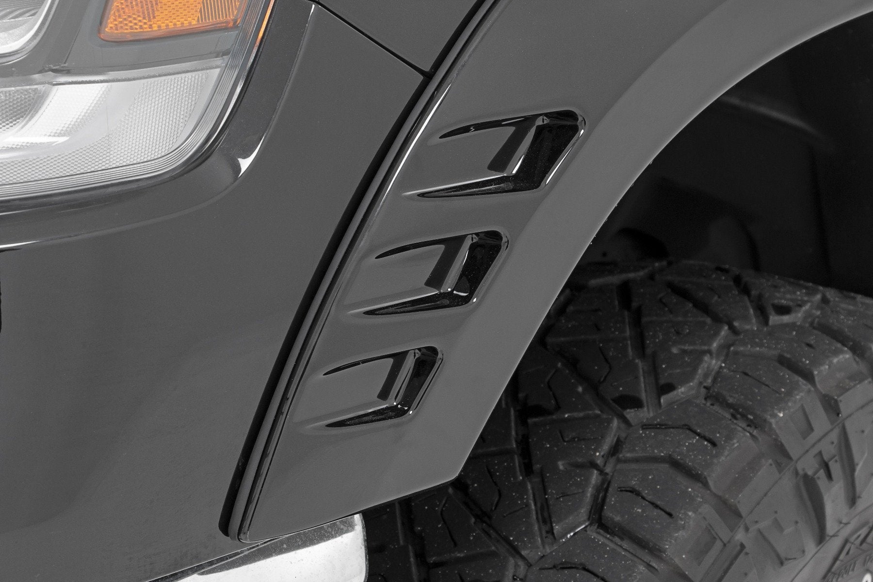 Rough Country Fender Flares SF1 PR4 Flame Red for Ram 1500 19-25 F-D319201-PR4