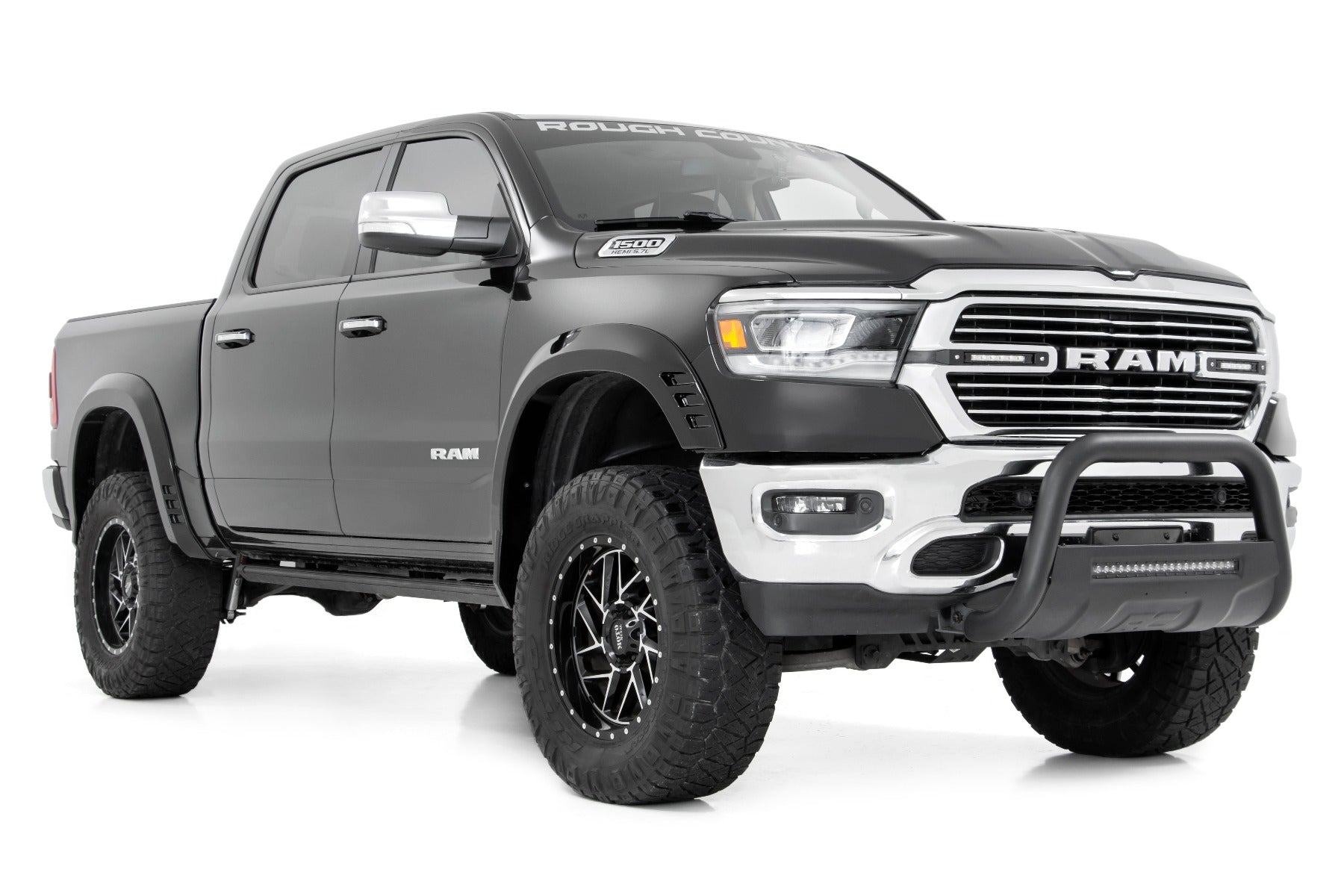 Rough Country Fender Flares SF1 PAJ Quartz Gray Ram 1500 19-24 F-D319201-PAJ