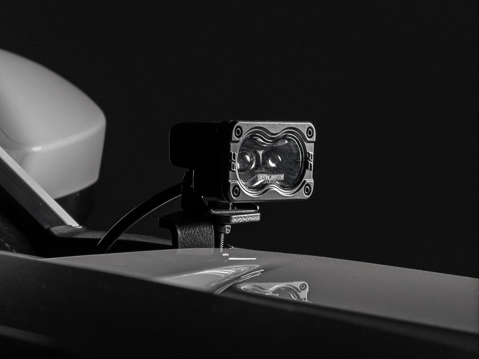 3x1.75 Inch Black Series Yellow LED Slim Aux SAE Fog Pair 70911