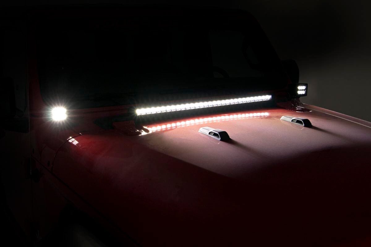Spectrum-Series 30" LED Hood Kit Jeep Wrangler JL Gladiator JT 80054
