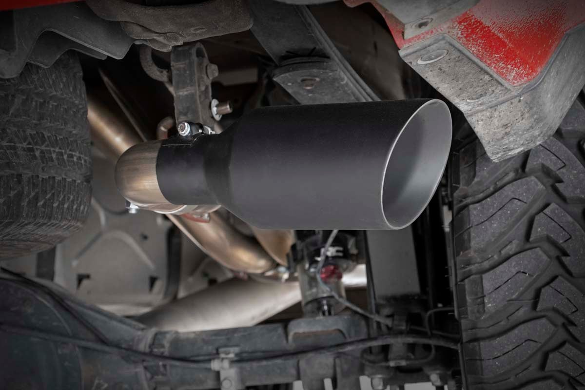 Rough Country Dual Cat-Back Exhaust System w/Black Tips 09-13 GM 1500 4.8L/5.3L 96008