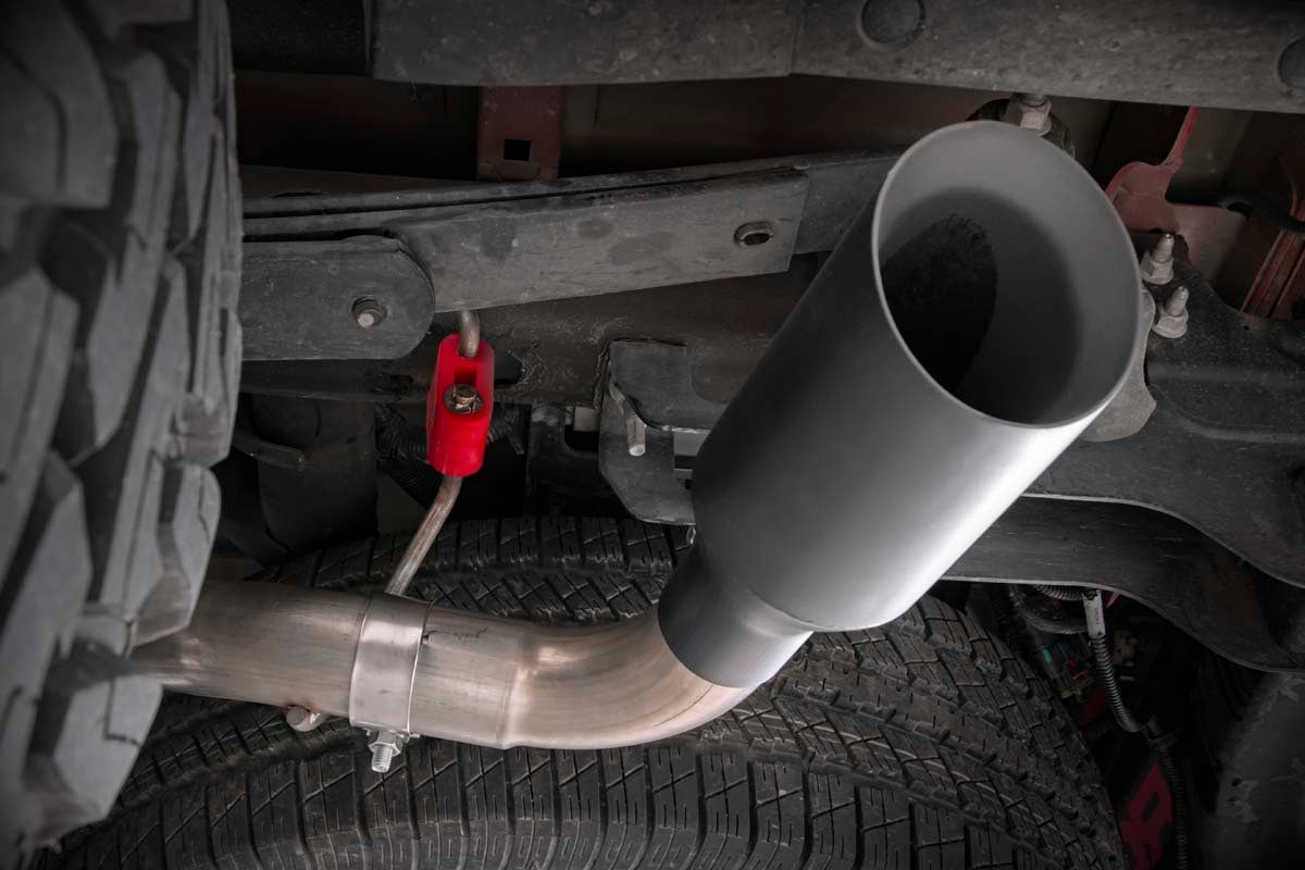 Rough Country Dual Cat-Back Exhaust System w/Black Tips 09-13 GM 1500 4.8L/5.3L 96008