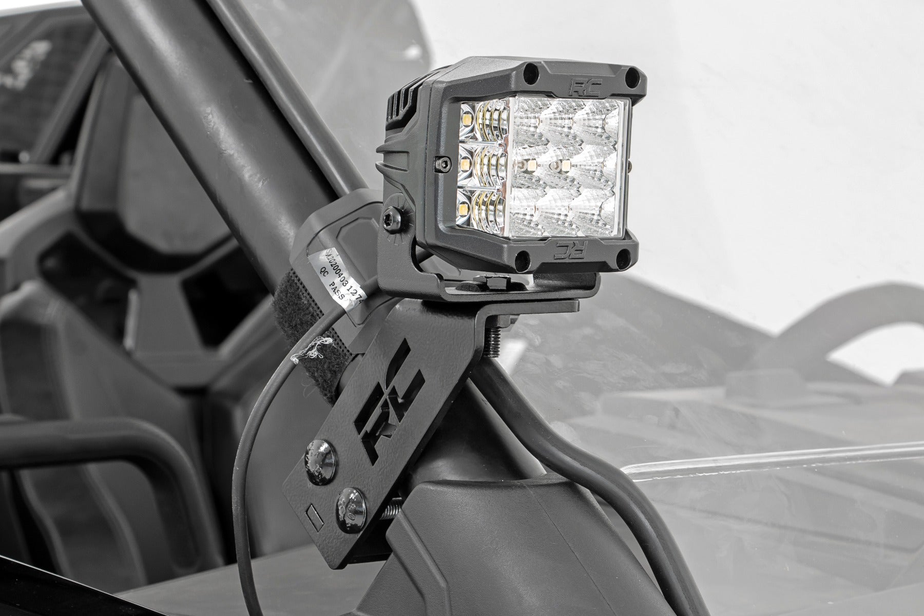 Rough Country Polaris RZR PRO XP LED Cube w/Black Series Wht DRL 2020-2021 93080