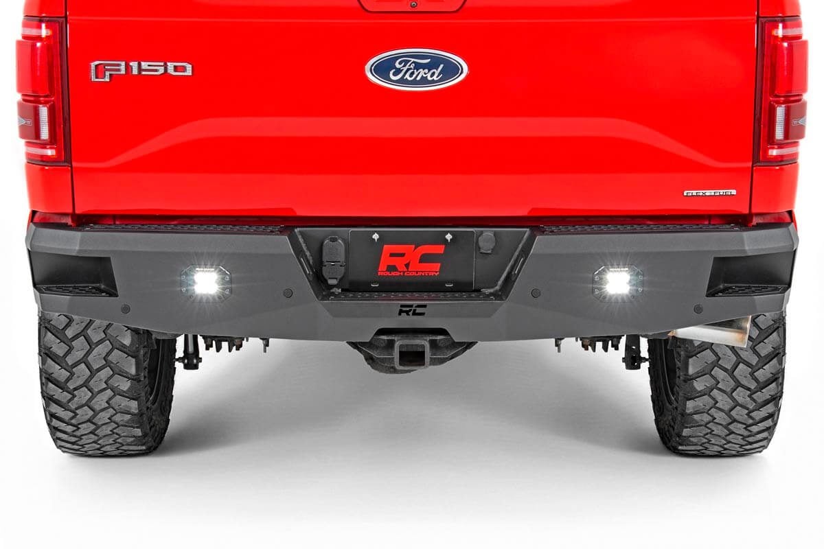 Rough Country Ford Heavy-Duty Rear LED Bumper 15-20 F-150 10771