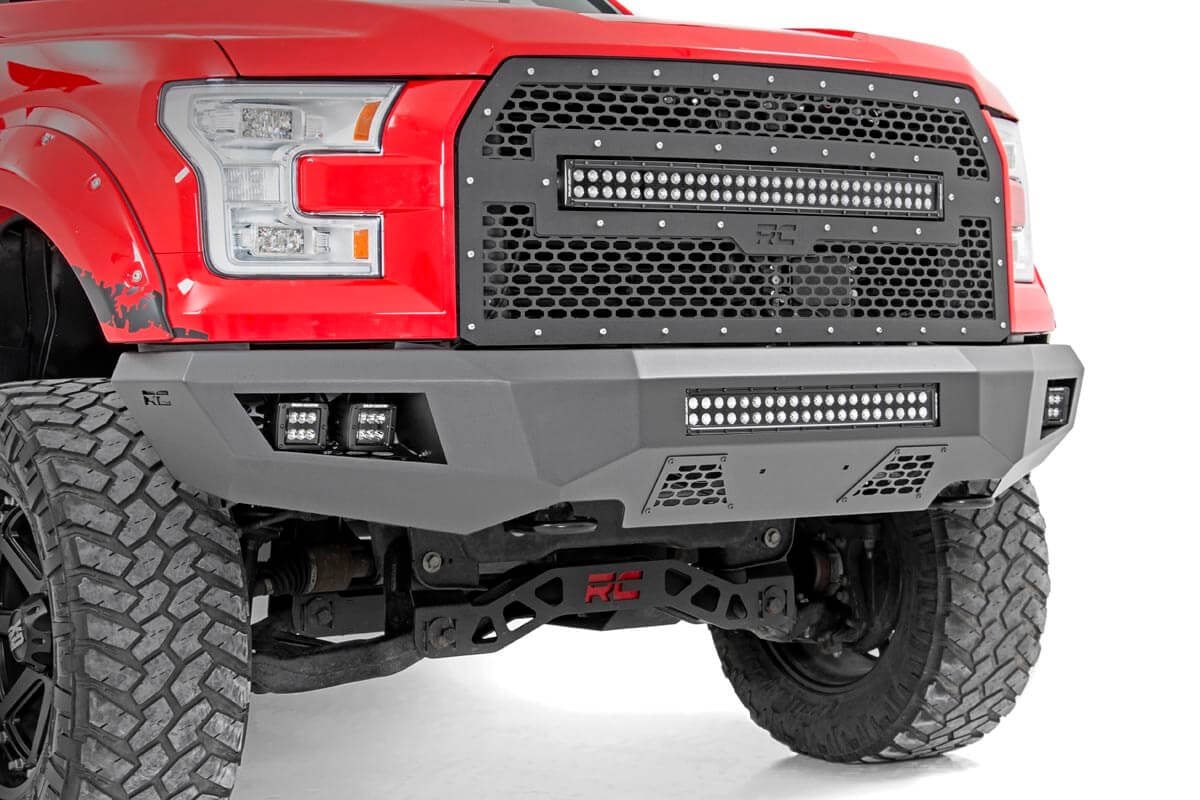 Rough Country Ford Heavy-Duty Front LED Bumper 15-17 F-150 10770