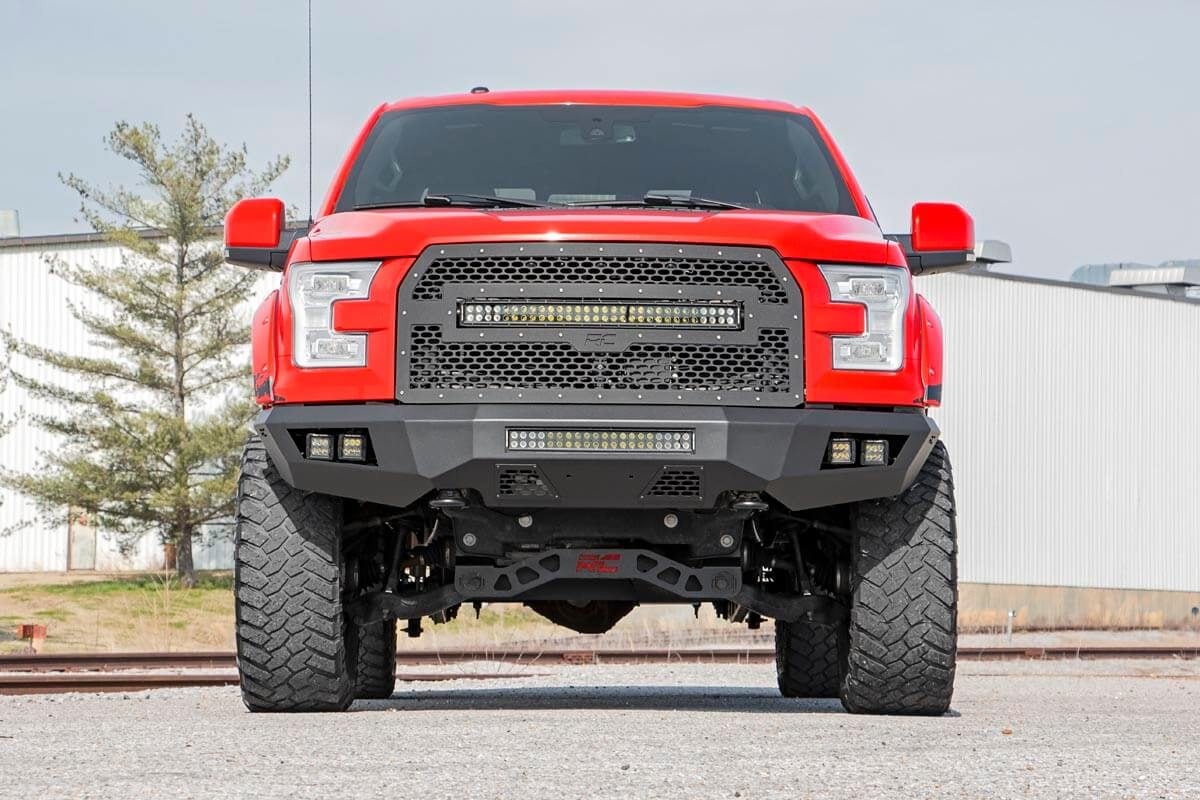 Rough Country Ford Heavy-Duty Front LED Bumper 15-17 F-150 10770