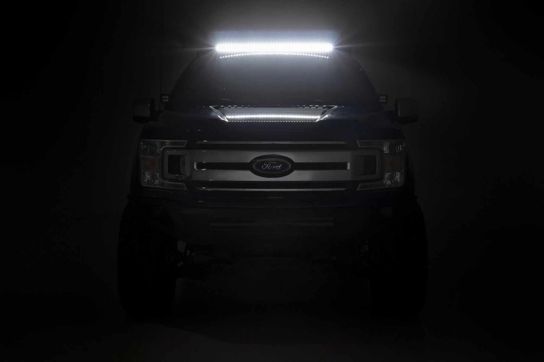 Rough Country Ford Roof Rack System w/Front & Rear LED Lights 15-18 F-150 51022